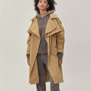 Nasty Gal Twill Trench Coat, Oversized